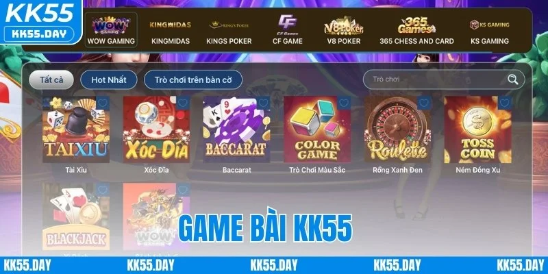 Game Bài KK55 - Sân Chơi Xanh Chín An Toàn Tuyệt Đối 100%